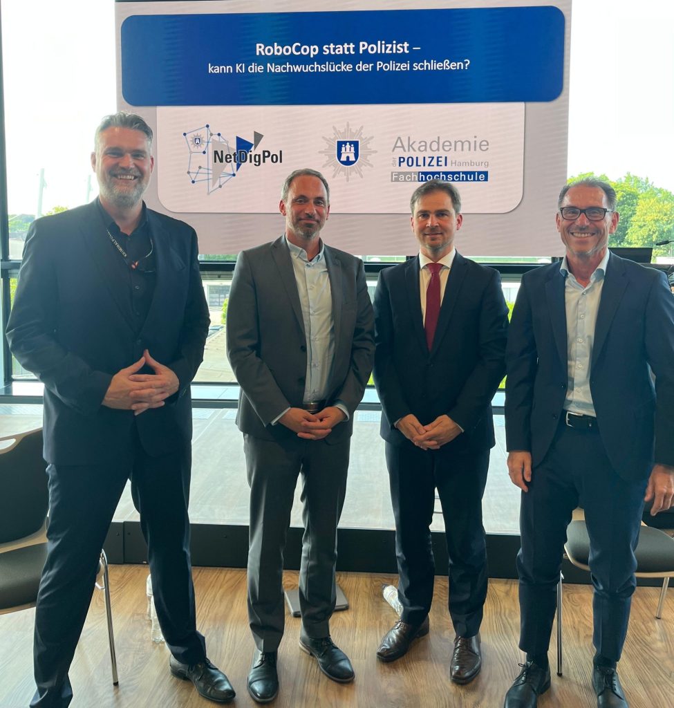 (v.l.n.r. Jan Reinecke, Dr. André Malick, Prof. Eike Richter, Peter Steinleitner)